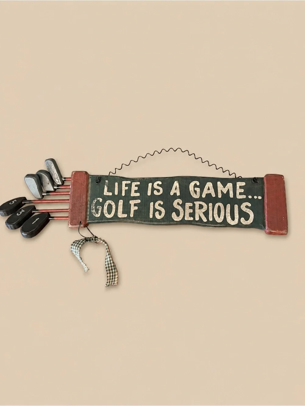 Golf Wall Decor Clubhouse Man Cave Sign